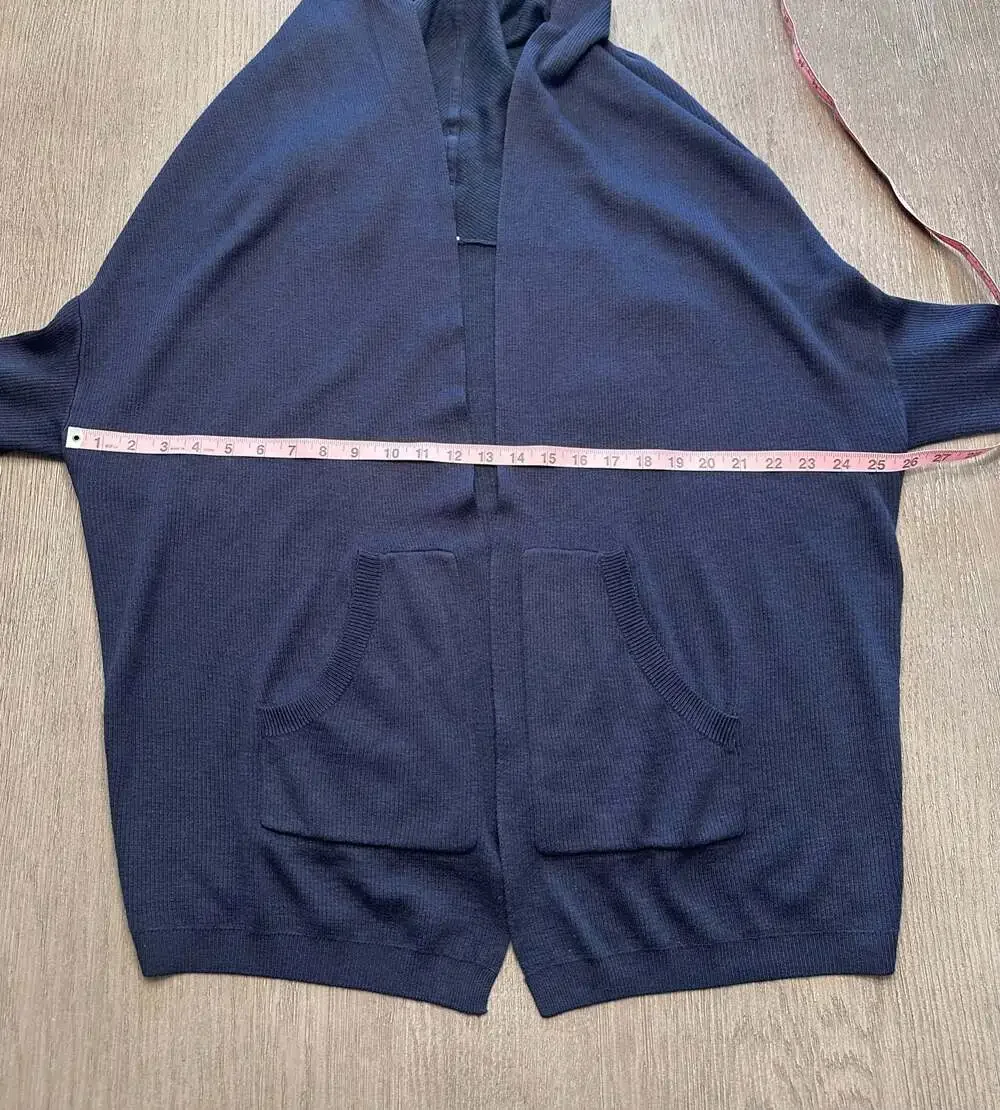Lululemon Cabin Yogi Reversible Cashmere Blend Open Cardigan Wrap
